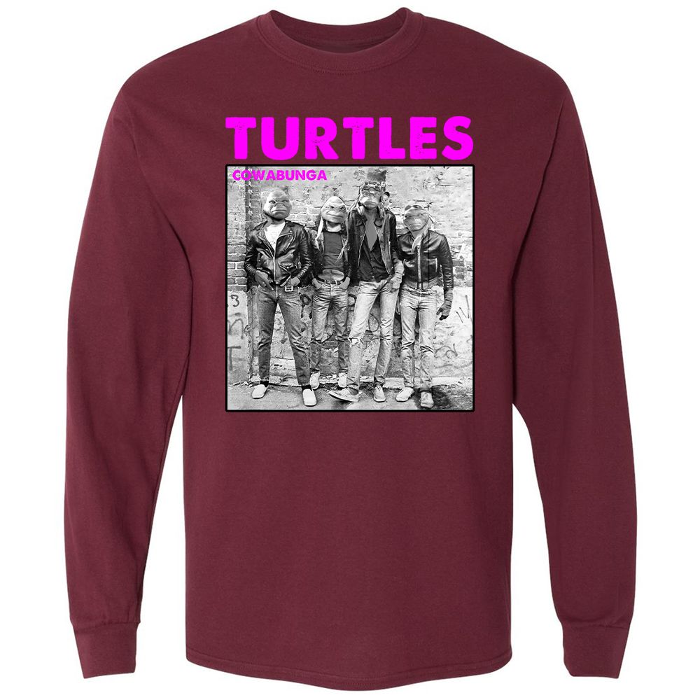 Long Sleeve T-Shirt - HFHV967D - Maroon - 11