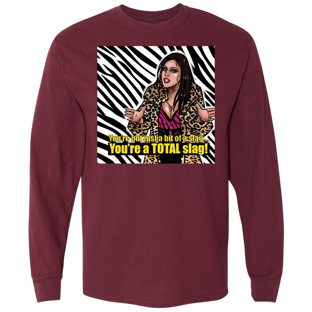 Long Sleeve T-Shirt - FXQKER6V - Maroon - 11