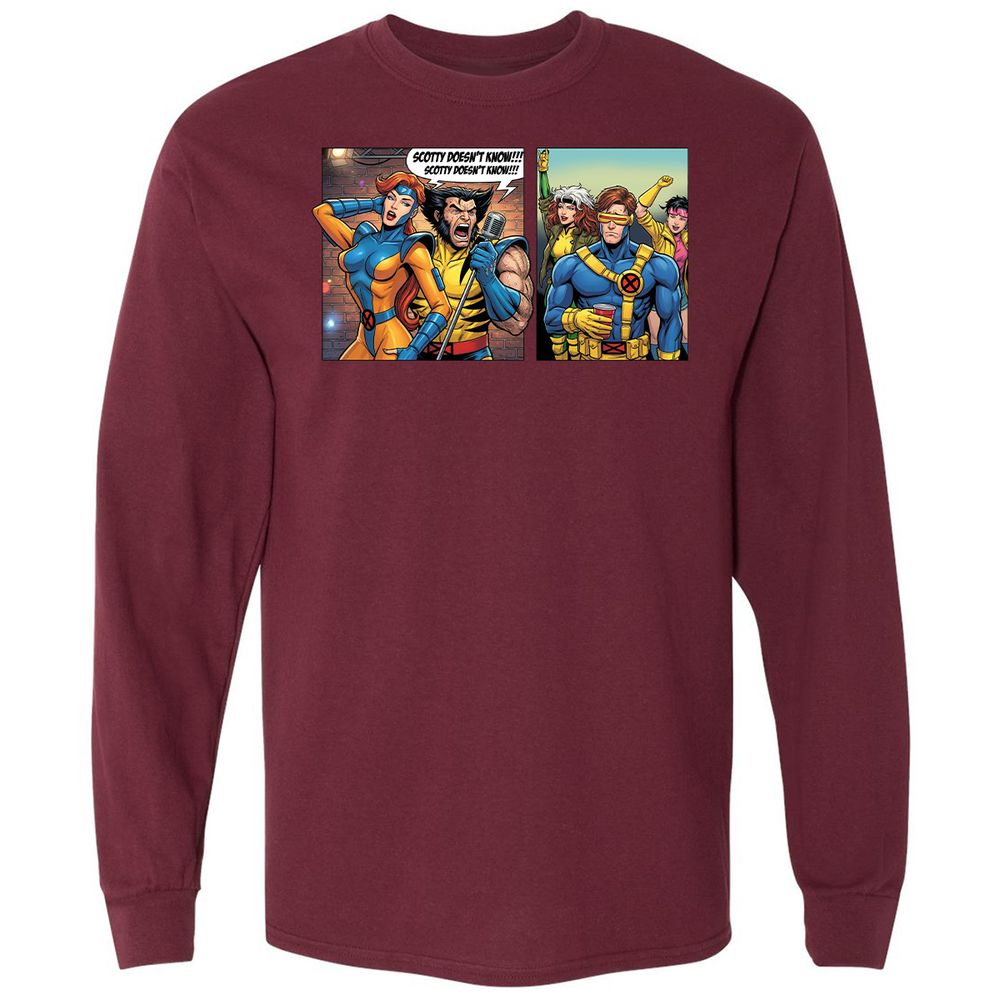 Long Sleeve T-Shirt - 9T4ANNYE - Maroon - 11