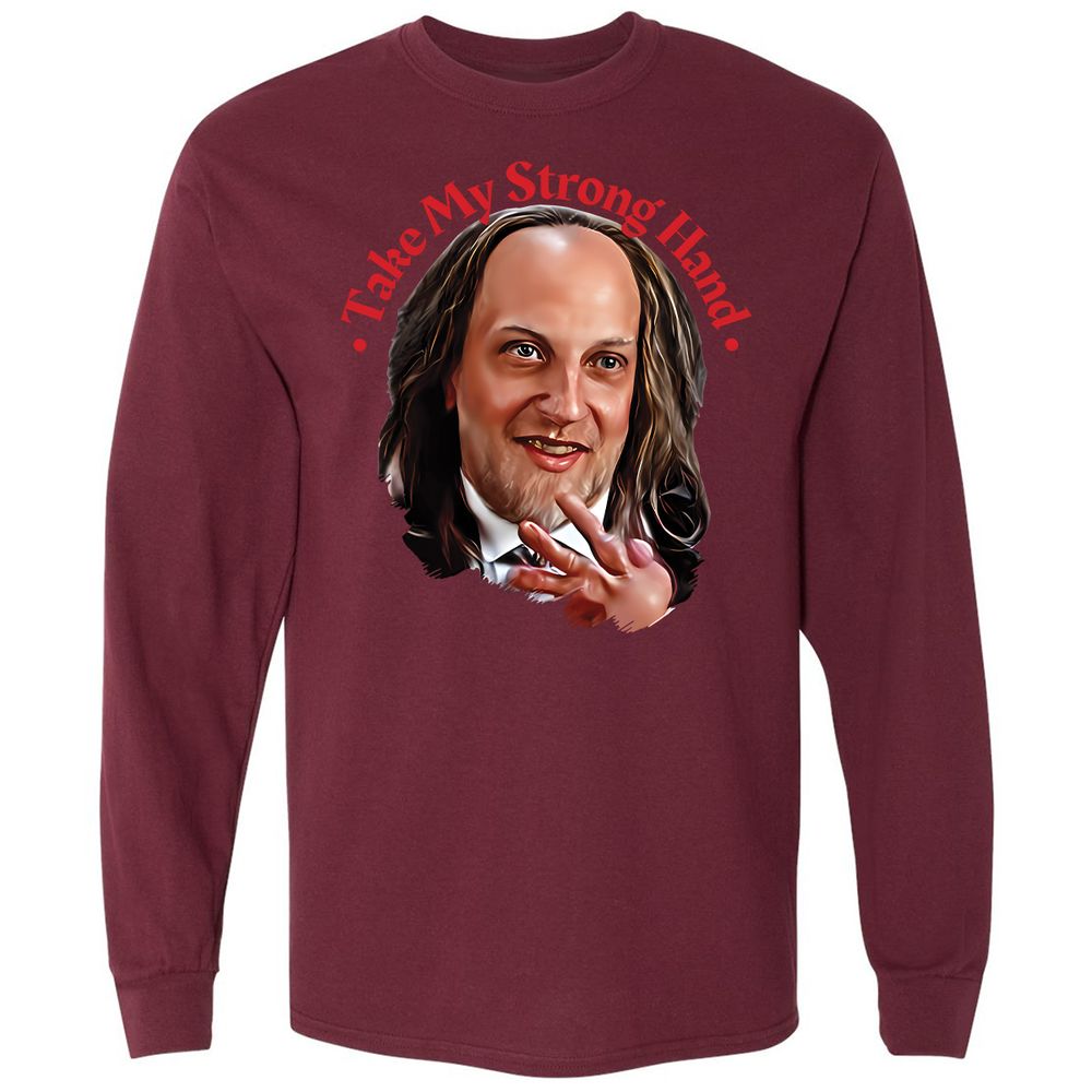 Long Sleeve T-Shirt - XZJGK9UT - Maroon - 11