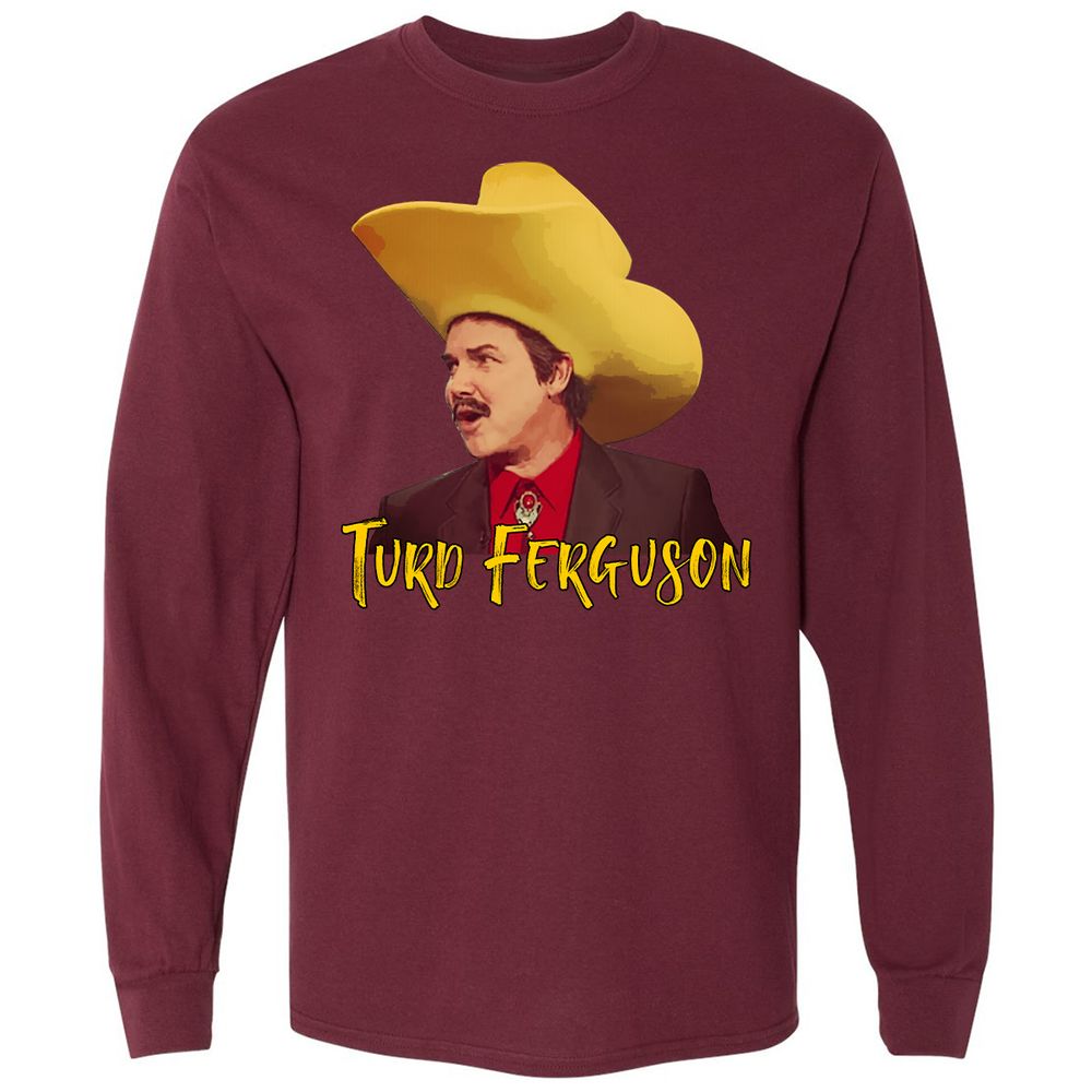 Long Sleeve T-Shirt - 9KW6X9CH - Maroon - 11