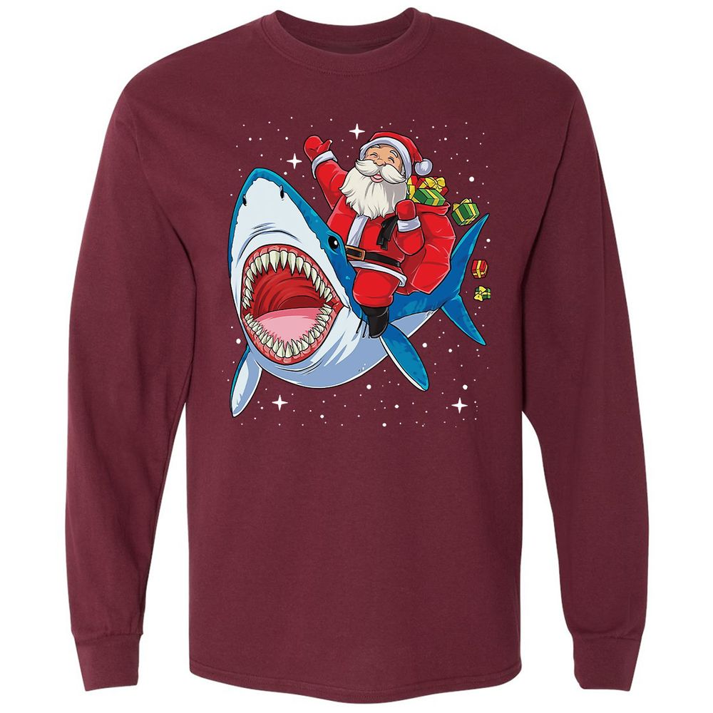 Long Sleeve T-Shirt - UEE8EFFU - Maroon - 11