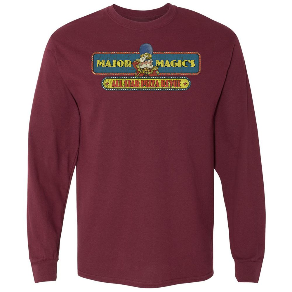Long Sleeve T-Shirt - 5QE4G2U6 - Maroon - 11