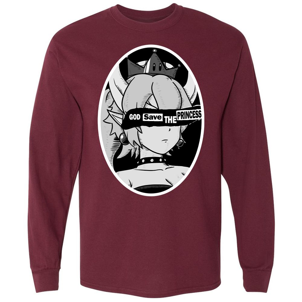 Long Sleeve T-Shirt - 3FB1G5YJ - Maroon - 11