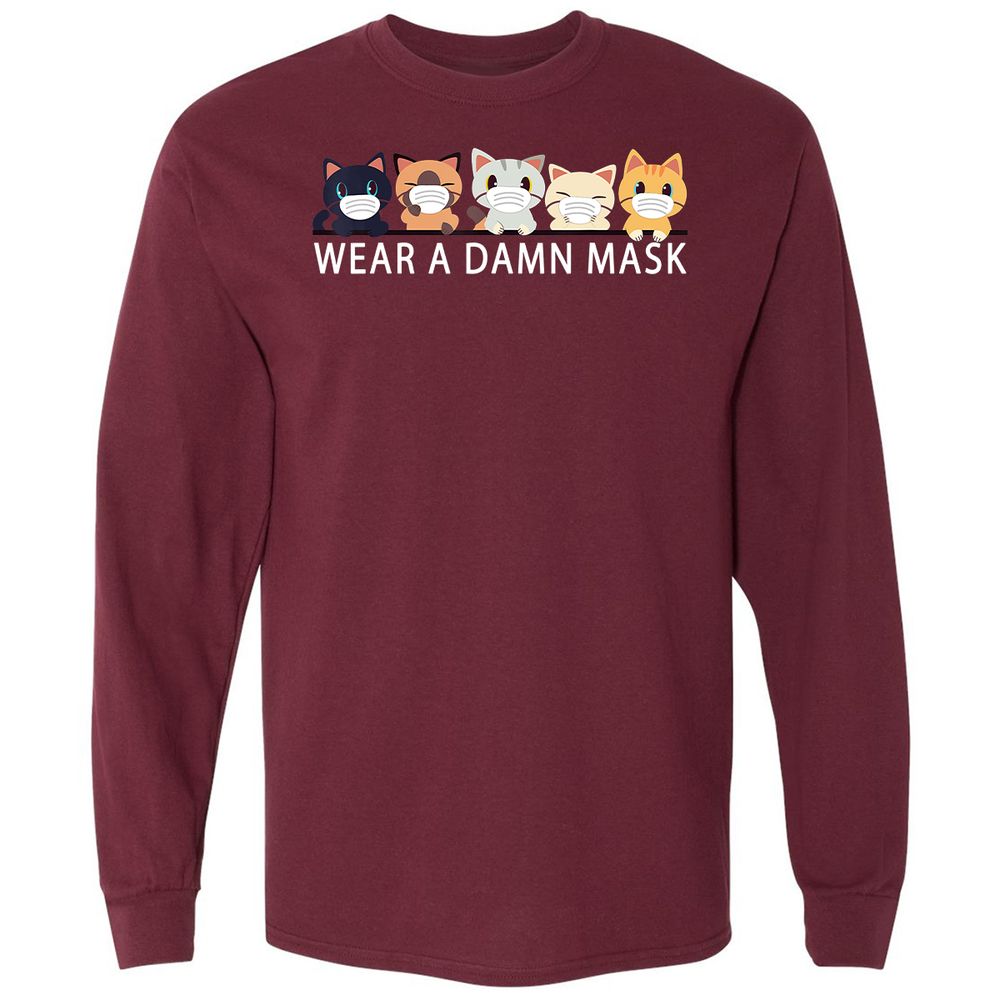 Long Sleeve T-Shirt - RLUTHUZG - Maroon - 11