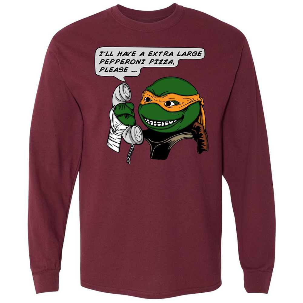 Long Sleeve T-Shirt - 7A8T357G - Maroon - 11