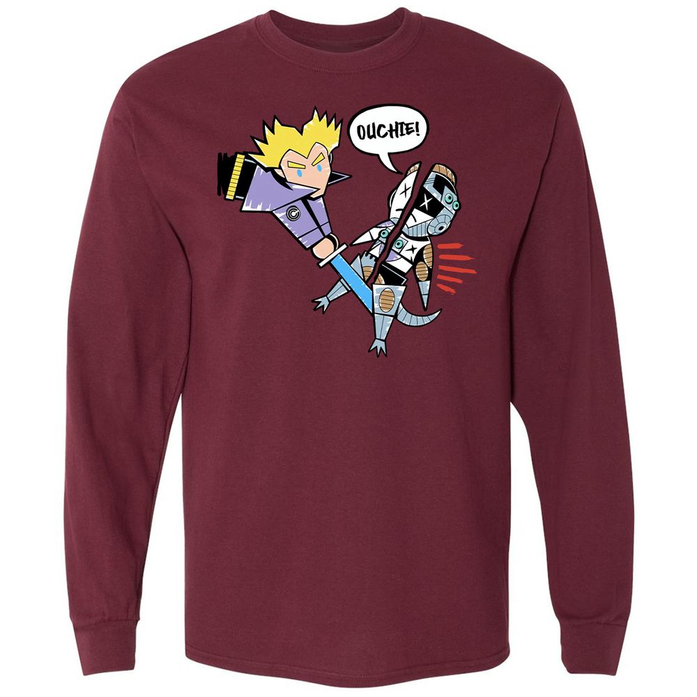 Long Sleeve T-Shirt - A5FFDEP6 - Maroon - 11