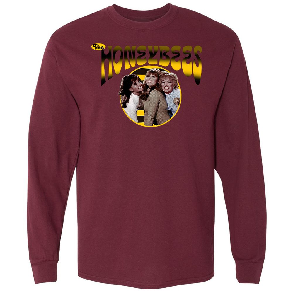 Long Sleeve T-Shirt - VKW1UJ5F - Maroon - 11