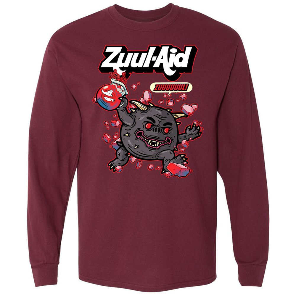Long Sleeve T-Shirt - NCZSKVFL - Maroon - 11