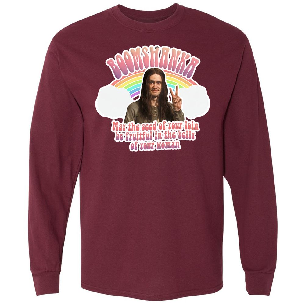 Long Sleeve T-Shirt - 9PWLVS4X - Maroon - 11