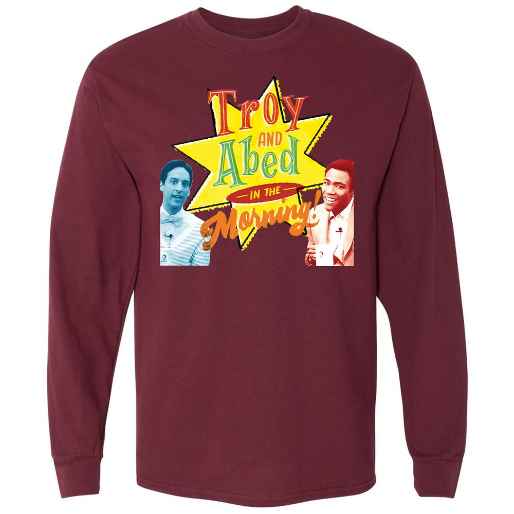 Long Sleeve T-Shirt - BKQASBNS - Maroon - 11