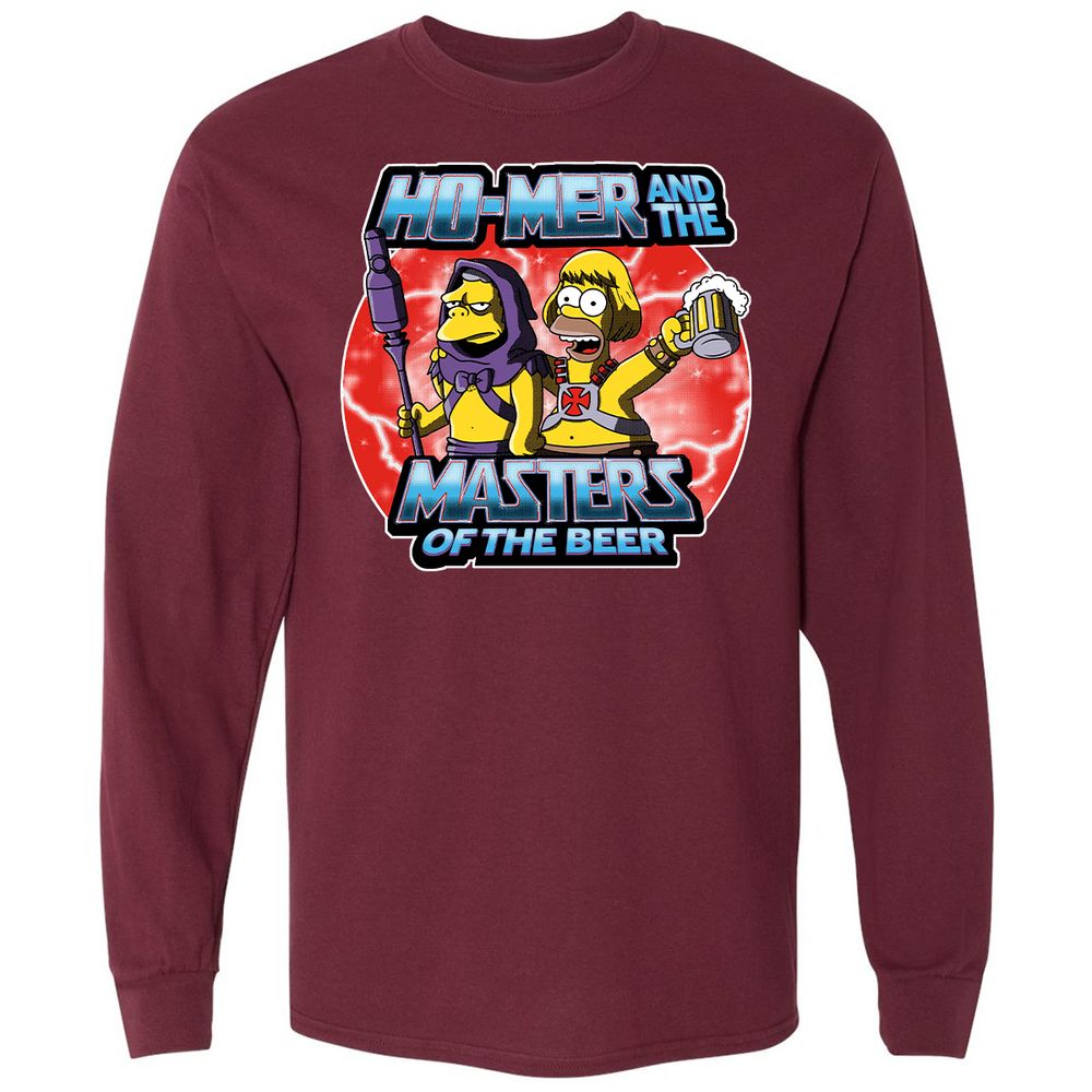 Long Sleeve T-Shirt - MSC9PGJA - Maroon - 11