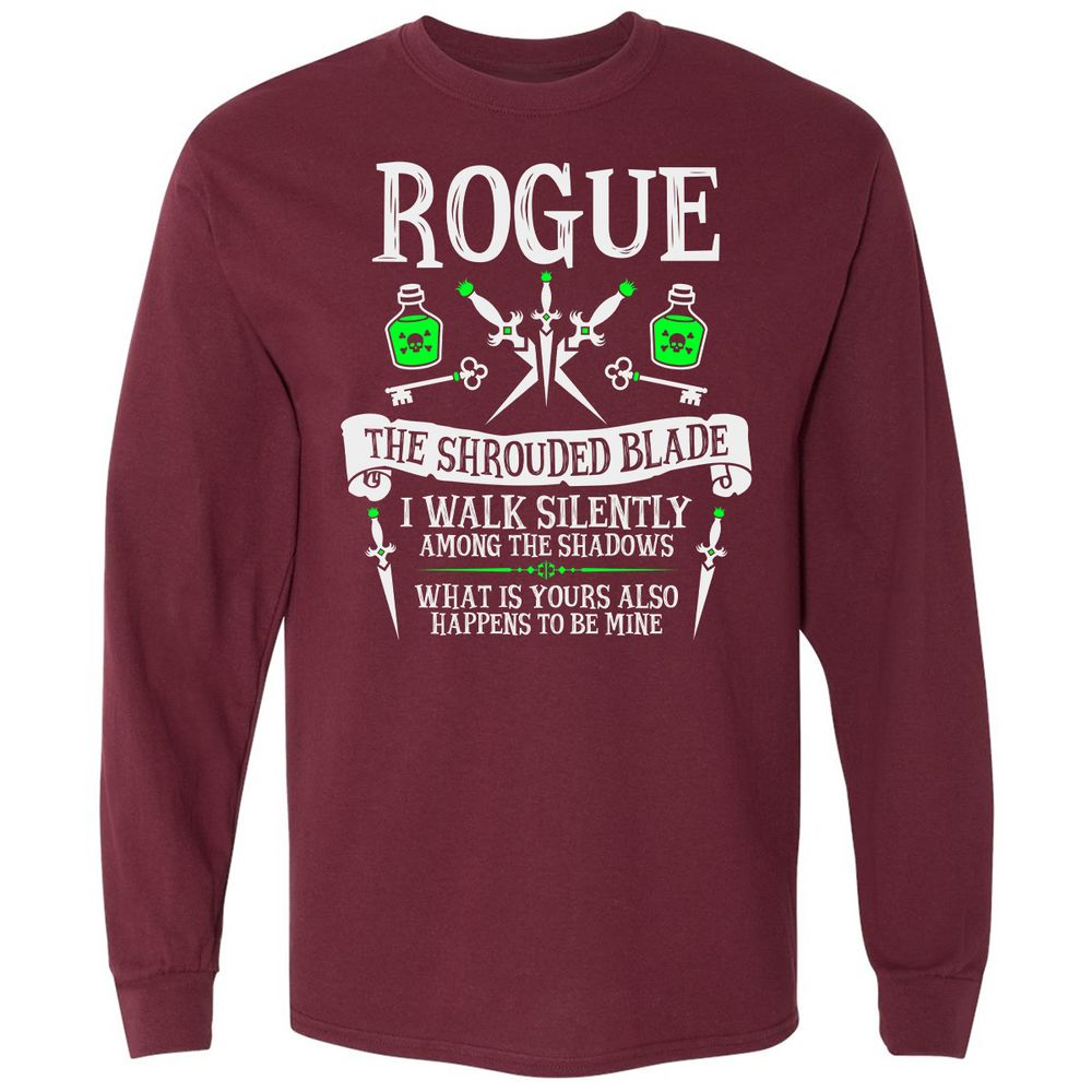 Long Sleeve T-Shirt - BATPRXF5 - Maroon - 11