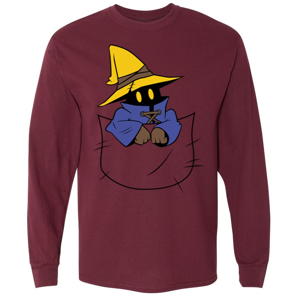 Long Sleeve T-Shirt - BRUQU9EQ - Maroon - 11