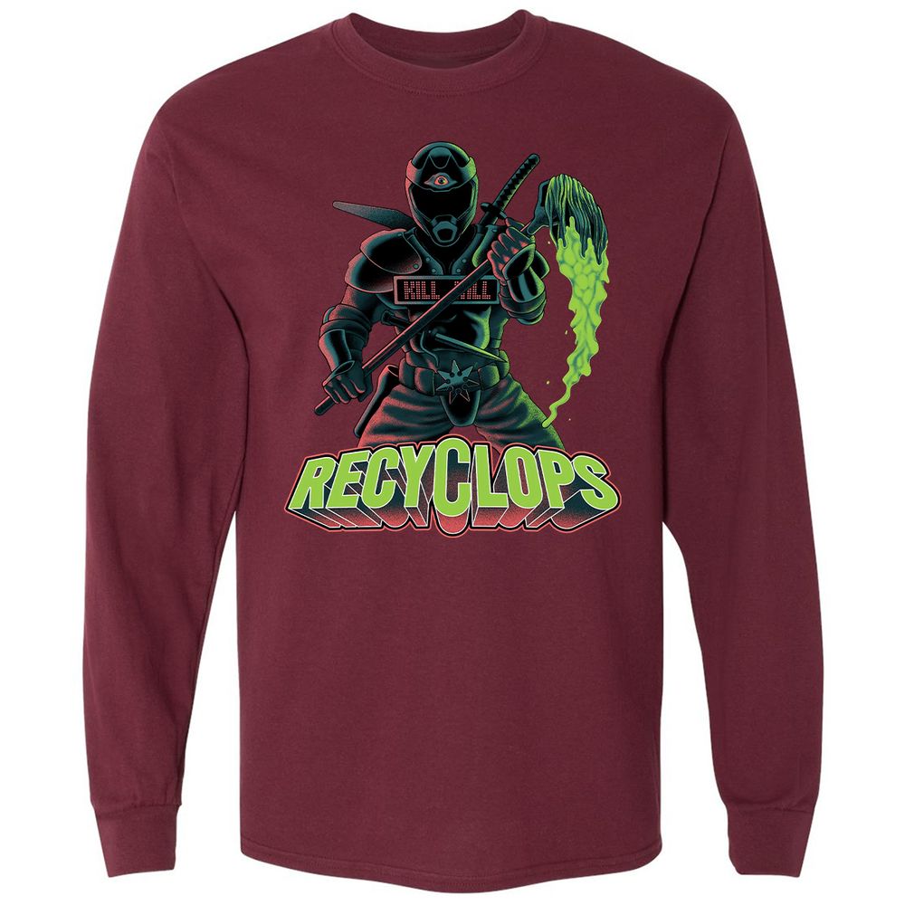 Long Sleeve T-Shirt - 8P39U935 - Maroon - 11