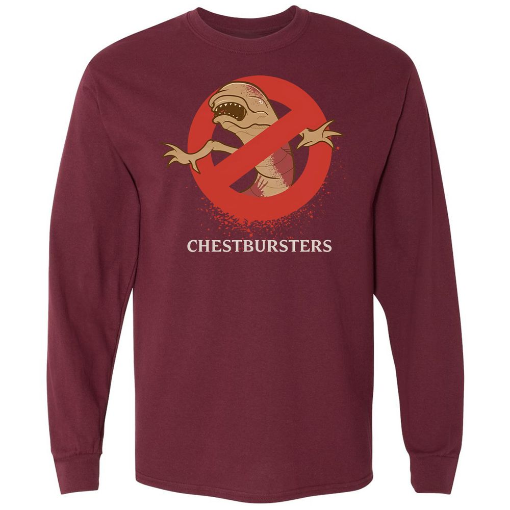 Long Sleeve T-Shirt - DDNML9F3 - Maroon - 11