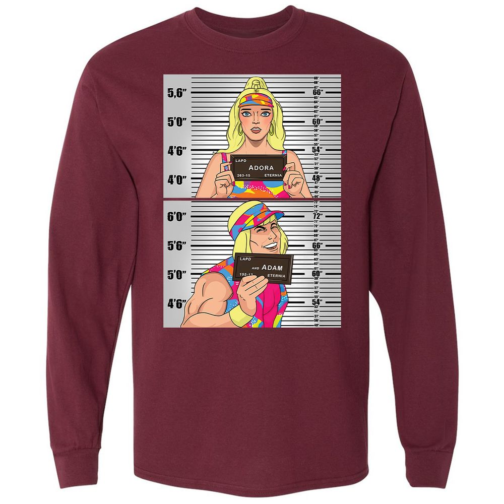 Long Sleeve T-Shirt - EEGEAVFV - Maroon - 11