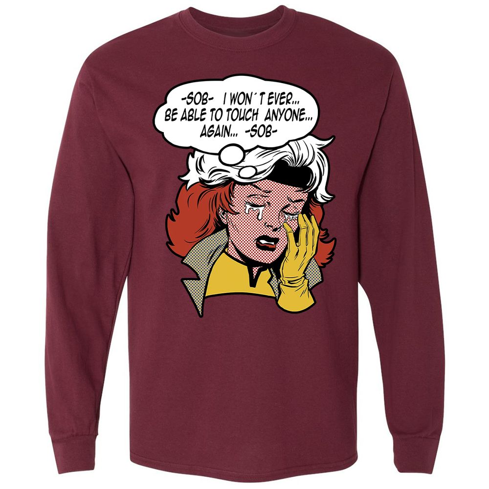 Long Sleeve T-Shirt - YAEPBPLW - Maroon - 11