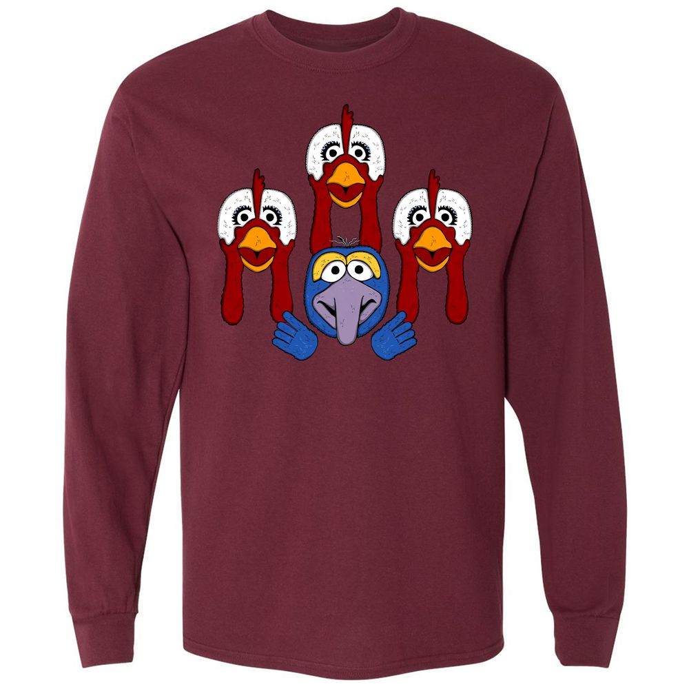 Long Sleeve T-Shirt - GHR588FQ - Maroon - 11
