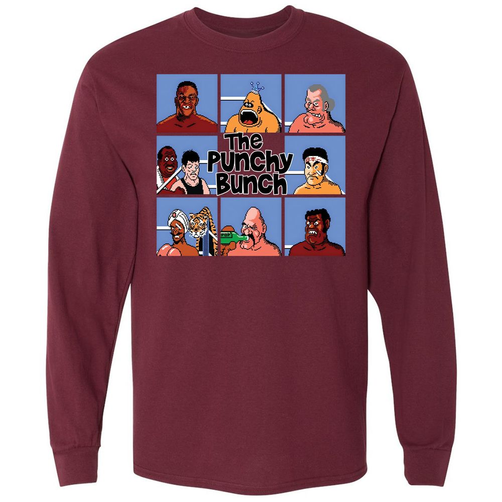 Long Sleeve T-Shirt - KT8XSUAE - Maroon - 11