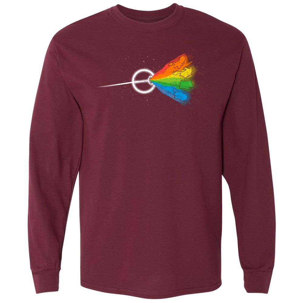 Long Sleeve T-Shirt - 8FG7ADYX - Maroon - 11