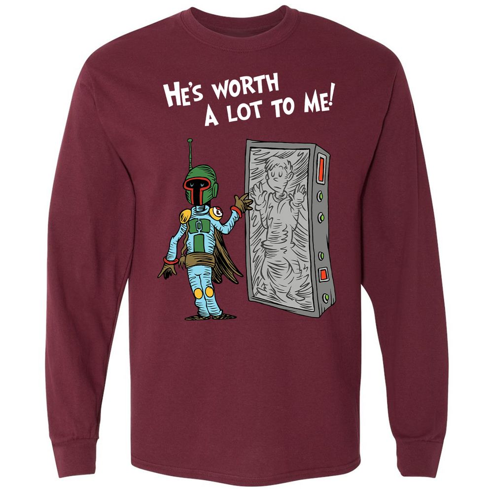 Long Sleeve T-Shirt - Z35FJD94 - Maroon - 11