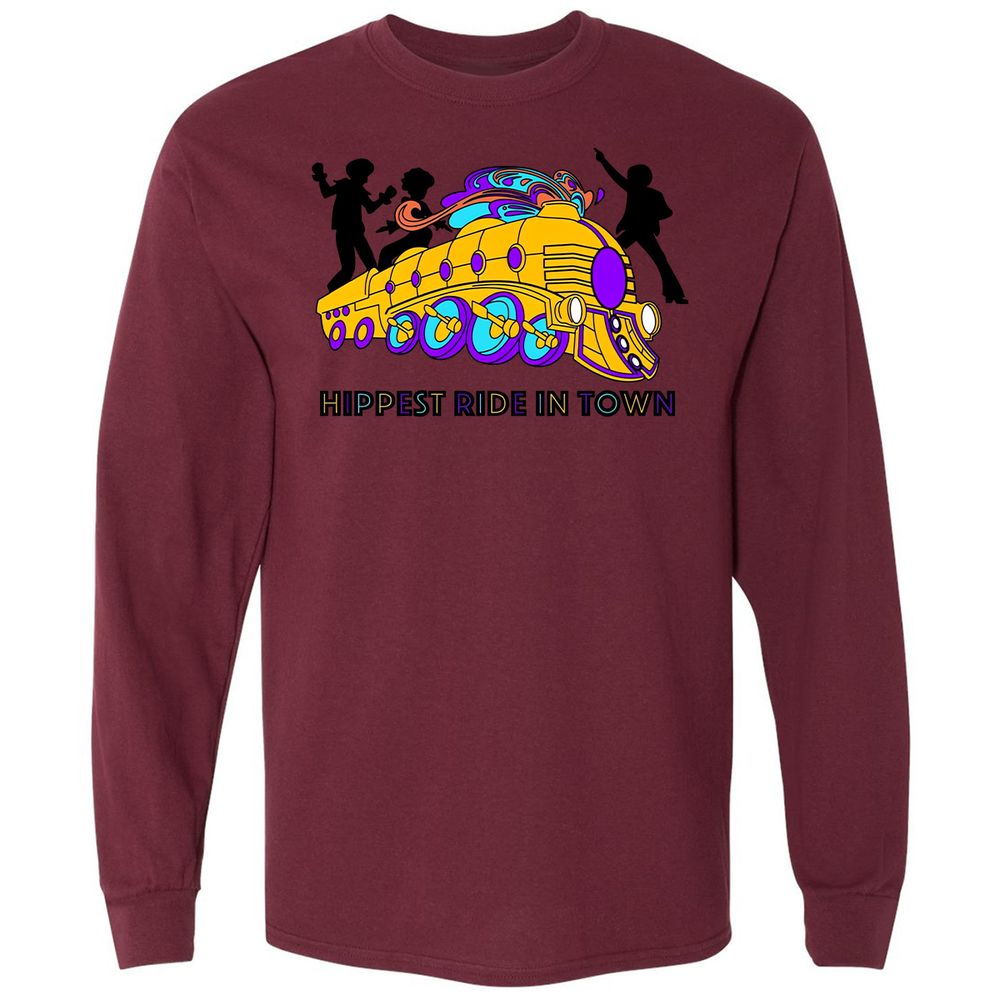 Long Sleeve T-Shirt - A286W23L - Maroon - 11