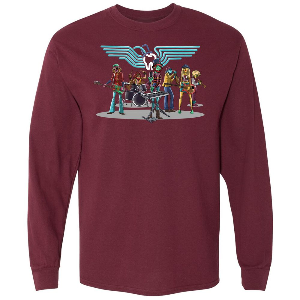 Long Sleeve T-Shirt - F1ZGCY2D - Maroon - 11