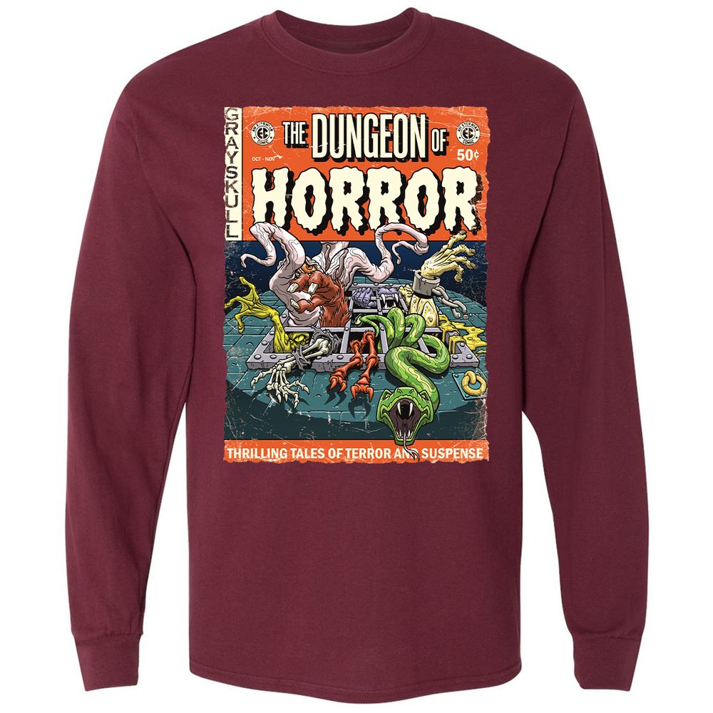 Long Sleeve T-Shirt - MM33SJFS - Maroon - 11