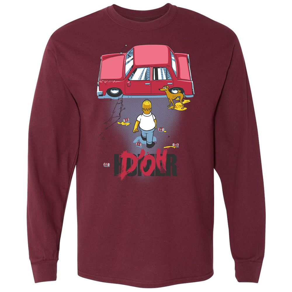 Long Sleeve T-Shirt - SJ9Z497B - Maroon - 11