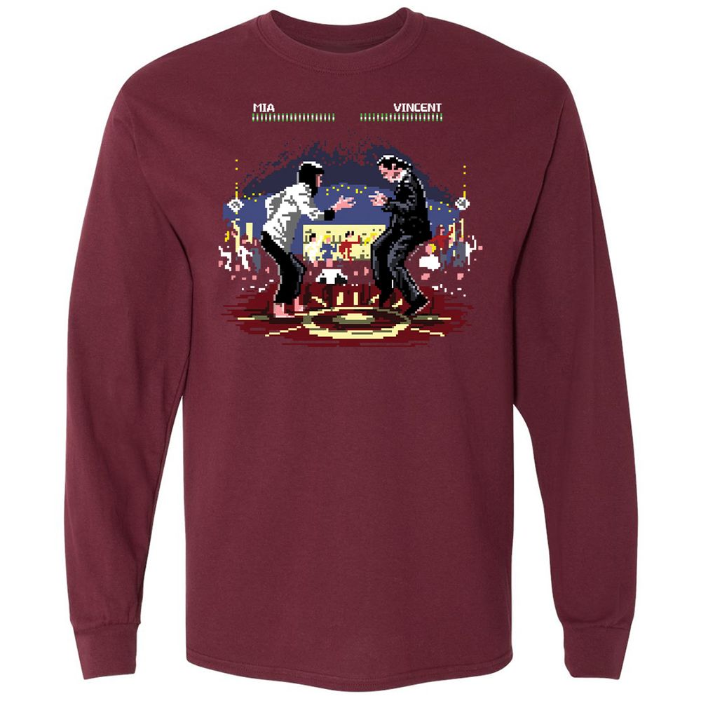 Long Sleeve T-Shirt - TVBLFW54 - Maroon - 11