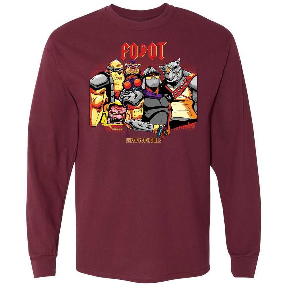 Long Sleeve T-Shirt - SACW1DZF - Maroon - 11