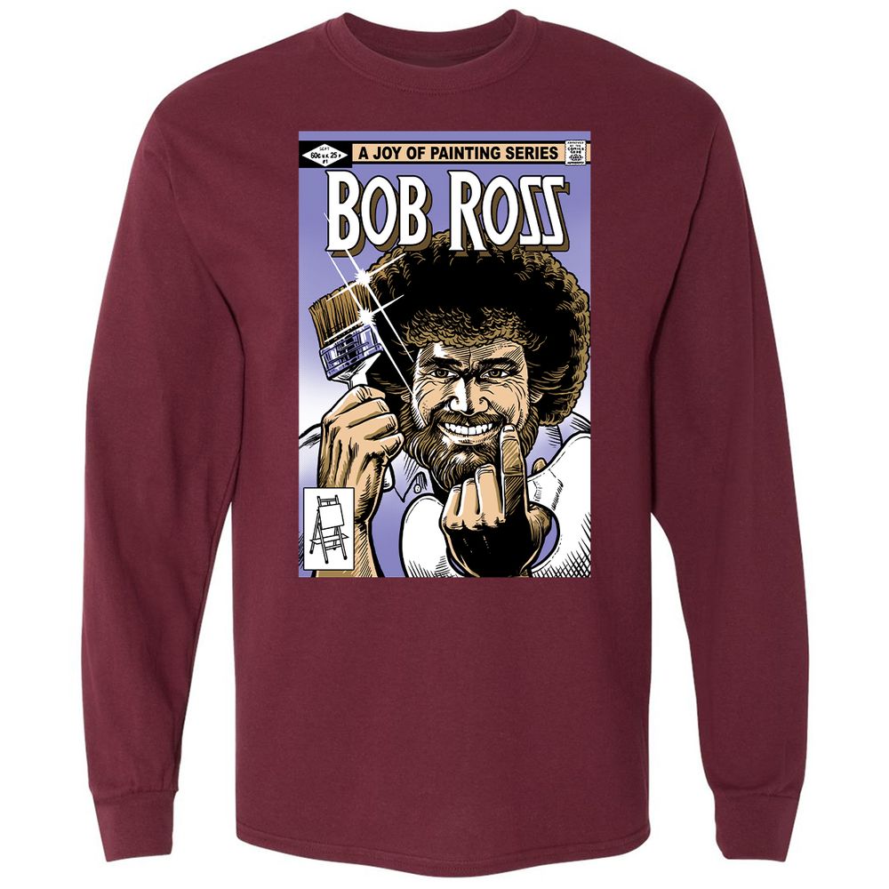 Long Sleeve T-Shirt - 2BLZ314Q - Maroon - 11