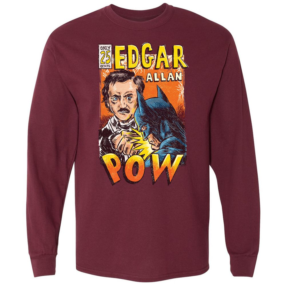 Long Sleeve T-Shirt - ZX5XH2TQ - Maroon - 11