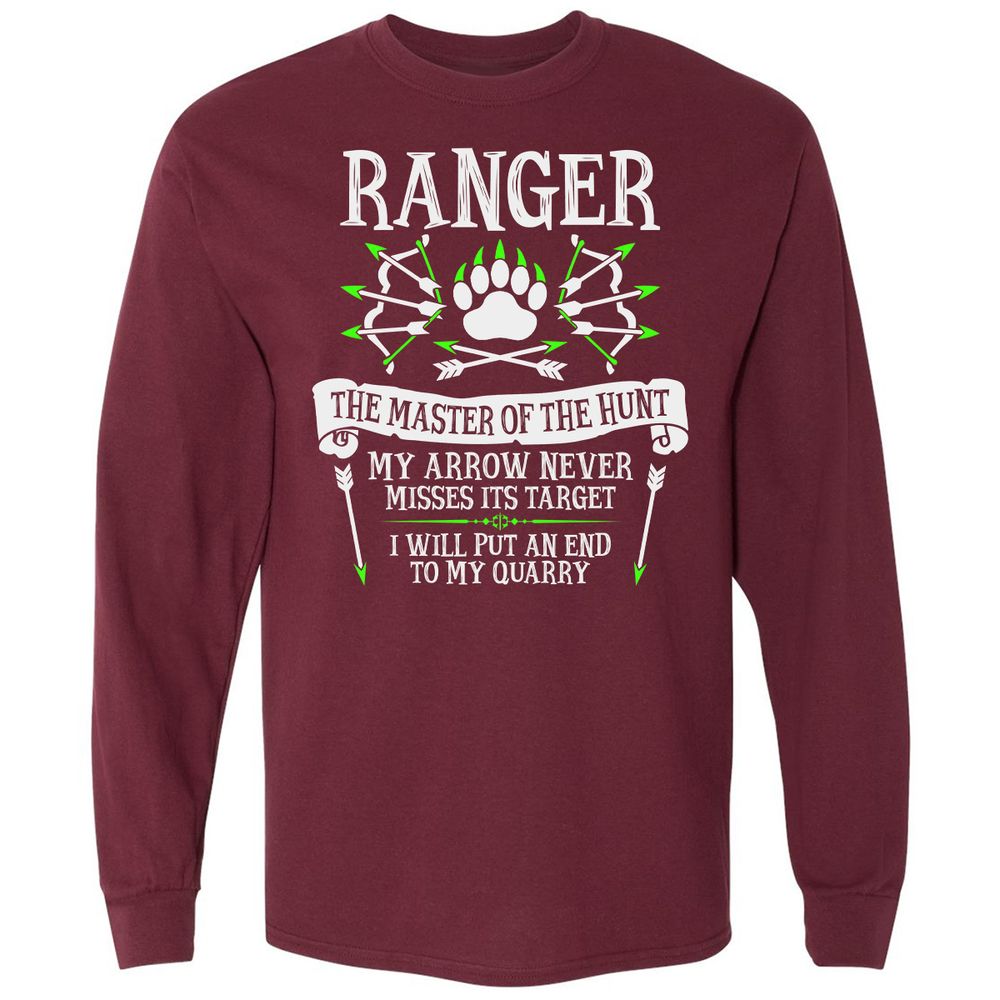 Long Sleeve T-Shirt - BPHWM9YS - Maroon - 11