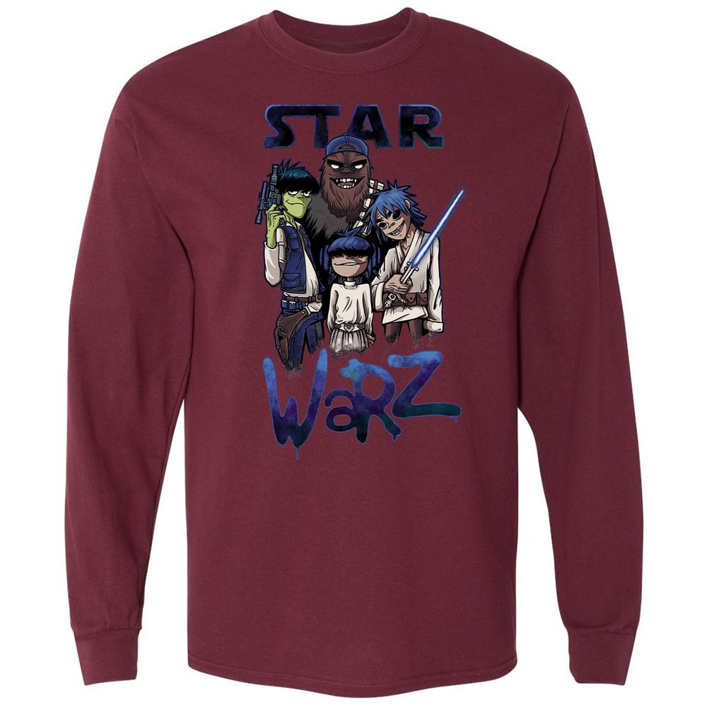 Long Sleeve T-Shirt - YSSZ8SWH - Maroon - 11