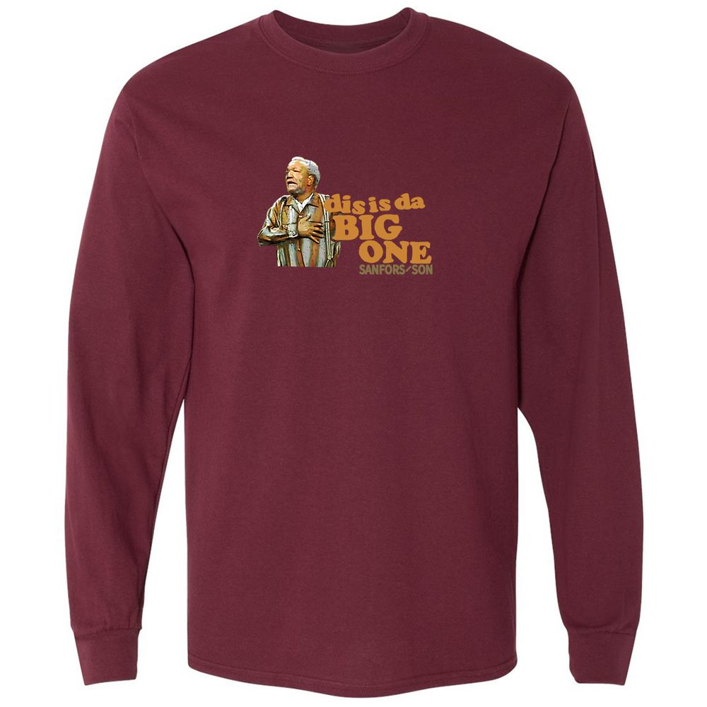 Long Sleeve T-Shirt - PFMJDJ13 - Maroon - 11