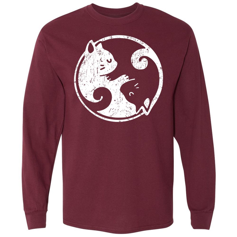 Long Sleeve T-Shirt - 3EP2LAF3 - Maroon - 11