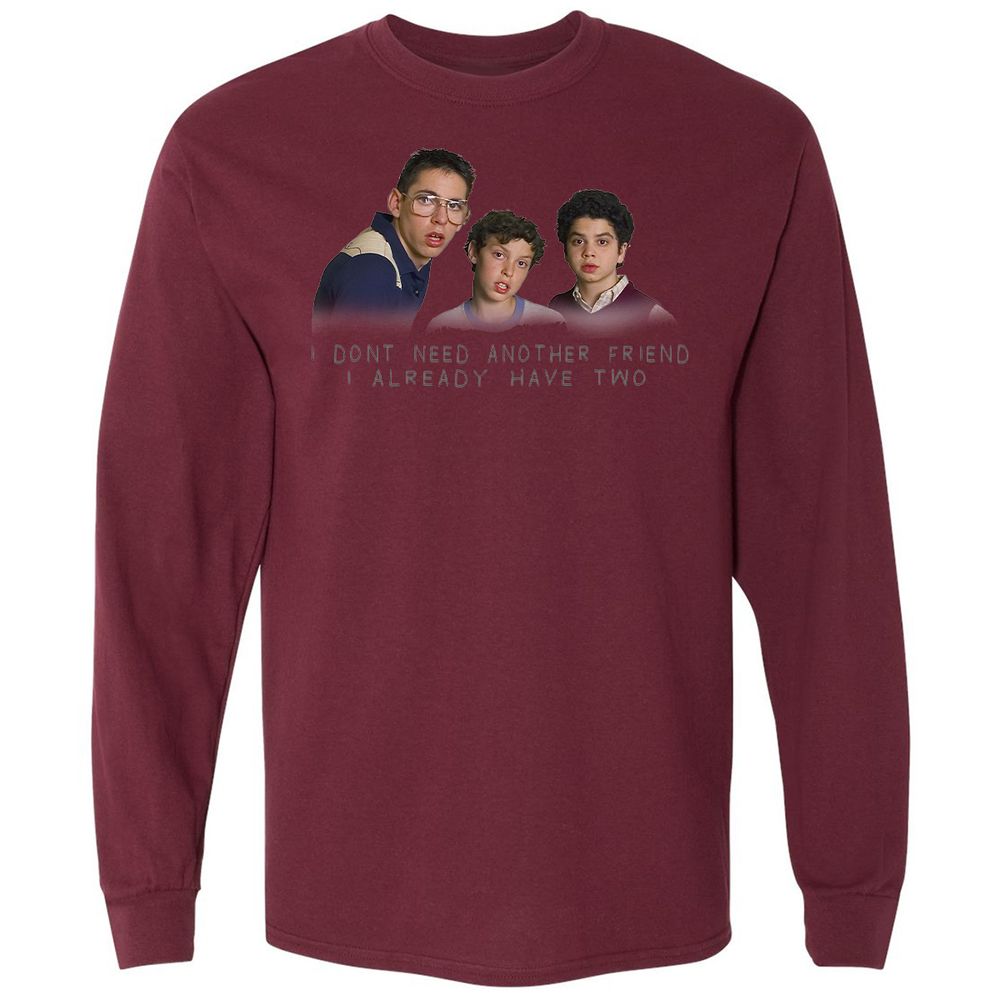 Long Sleeve T-Shirt - 1N4CXAWU - Maroon - 11