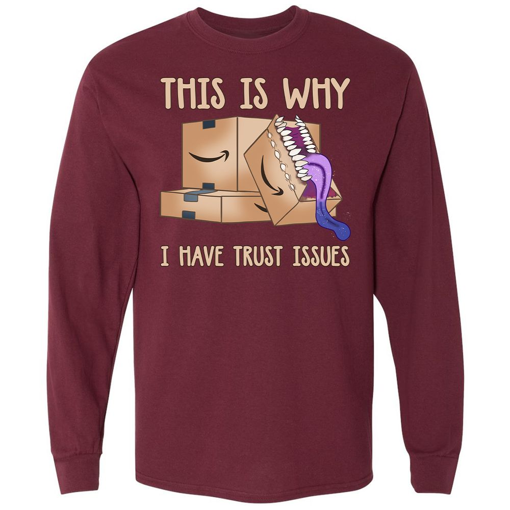 Long Sleeve T-Shirt - FSU4BN58 - Maroon - 11