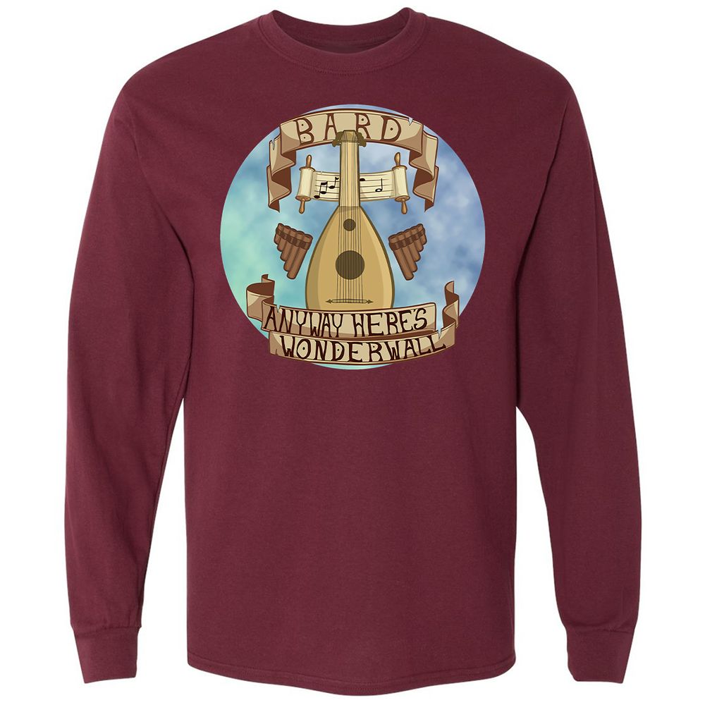 Long Sleeve T-Shirt - FP82NHPX - Maroon - 11