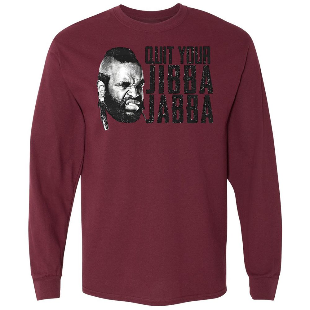 Long Sleeve T-Shirt - KZ1FUWL7 - Maroon - 11