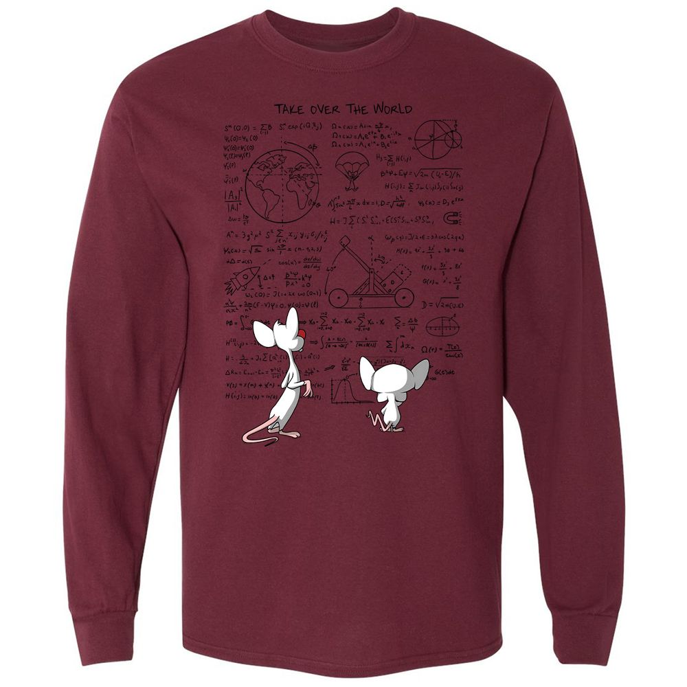 Long Sleeve T-Shirt - NBJA6M1Q - Maroon - 11