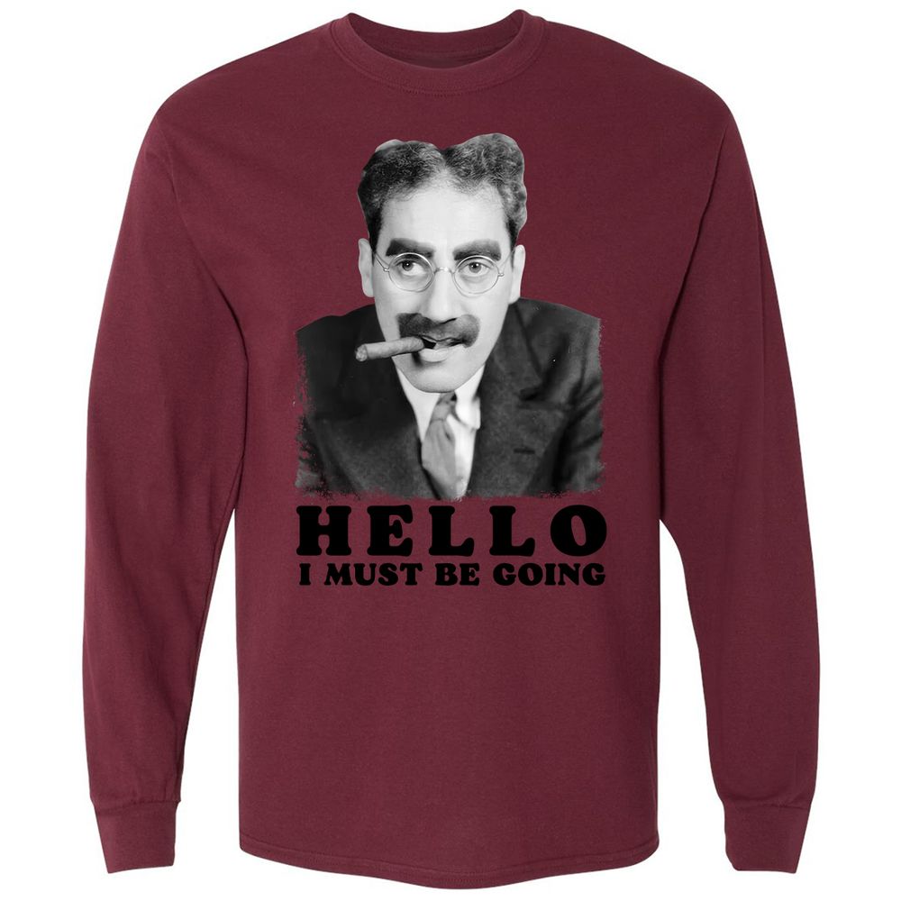 Long Sleeve T-Shirt - W3PENBD2 - Maroon - 11