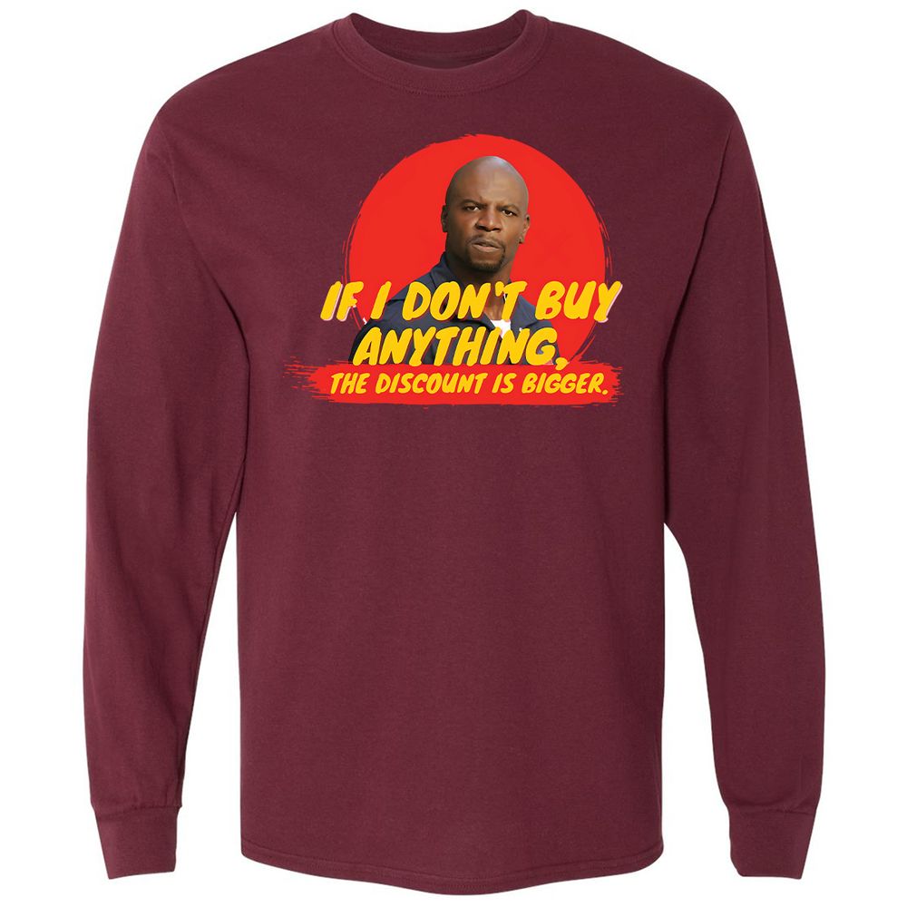 Long Sleeve T-Shirt - 3L97JHXE - Maroon - 11