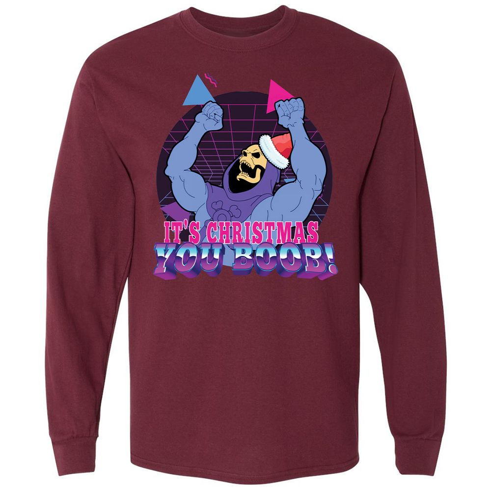 Long Sleeve T-Shirt - 7G6698MF - Maroon - 11