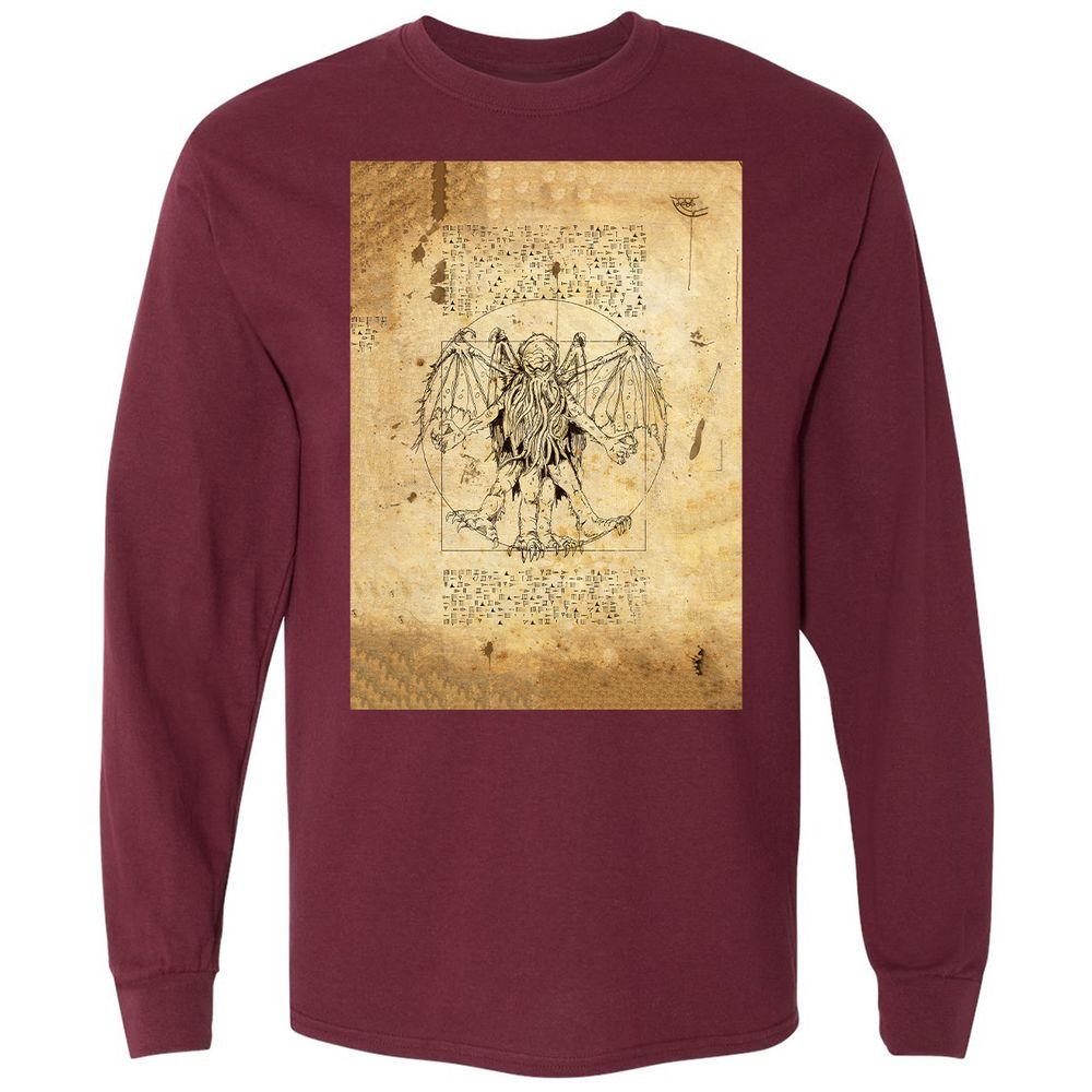 Long Sleeve T-Shirt - 8WC29TKF - Maroon - 11