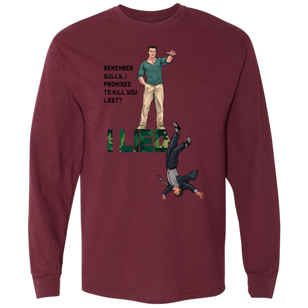Long Sleeve T-Shirt - EUPC61RN - Maroon - 11