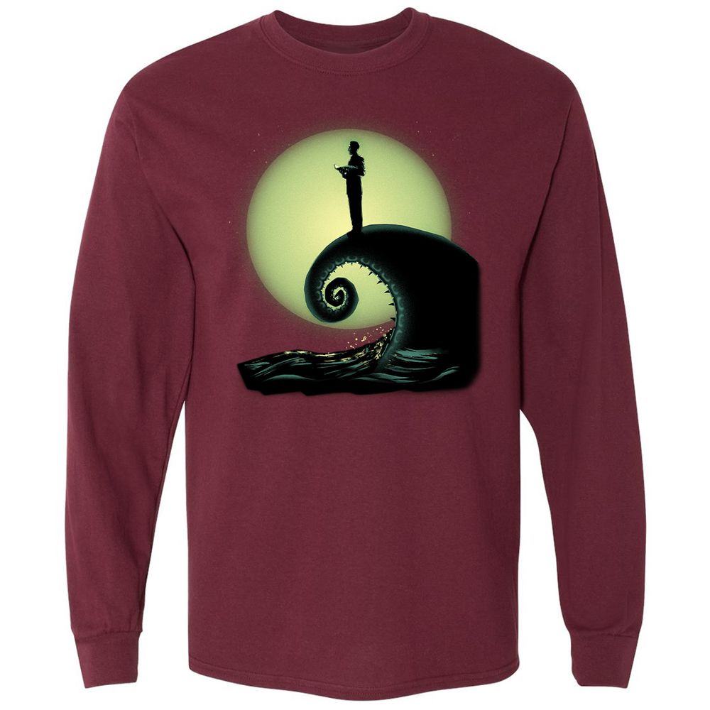 Long Sleeve T-Shirt - UZ63UQQF - Maroon - 11
