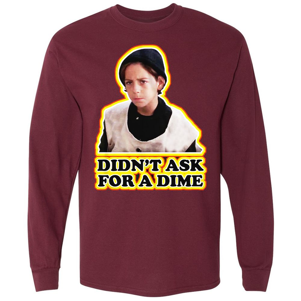 Long Sleeve T-Shirt - A9ZH8JLH - Maroon - 11